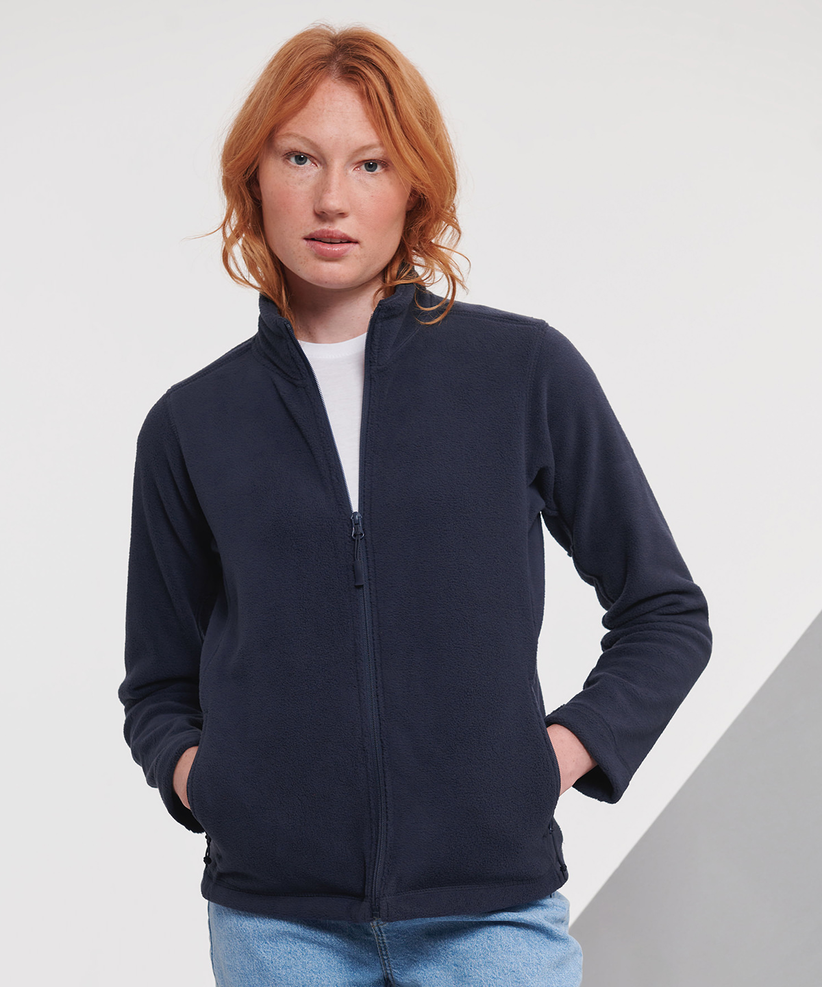 Women's full-zip outdoor fleece 1 Women's full-zip outdoor fleece