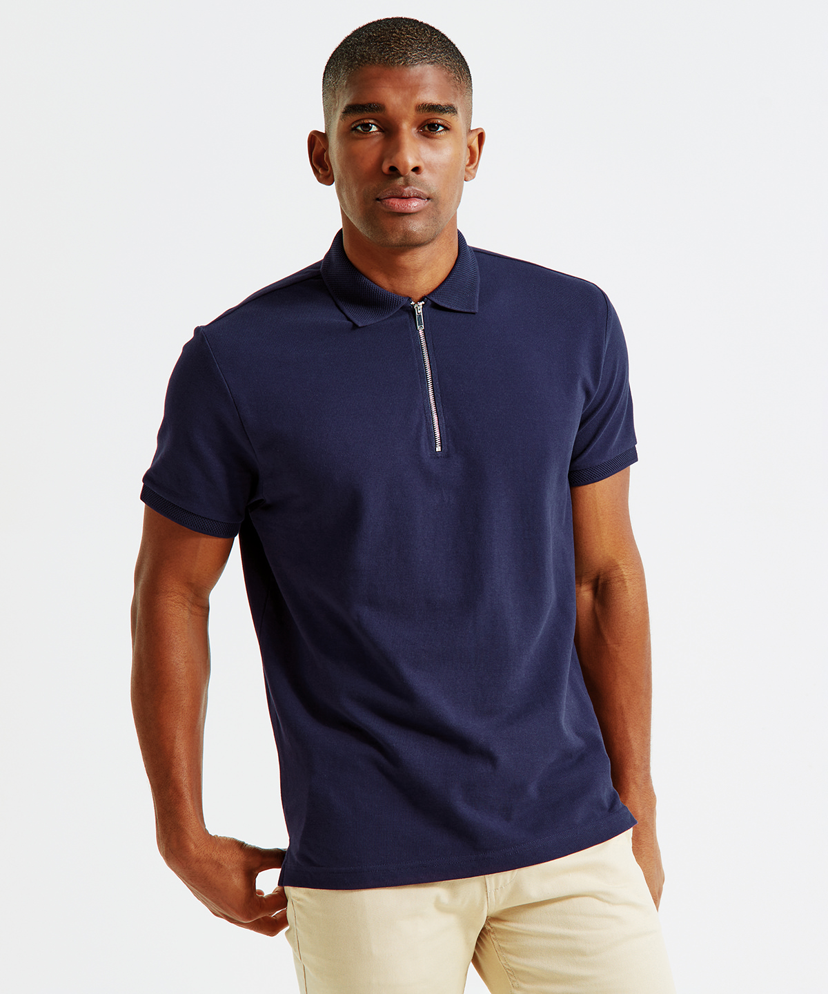 Men's zip polo 1 Men's zip polo