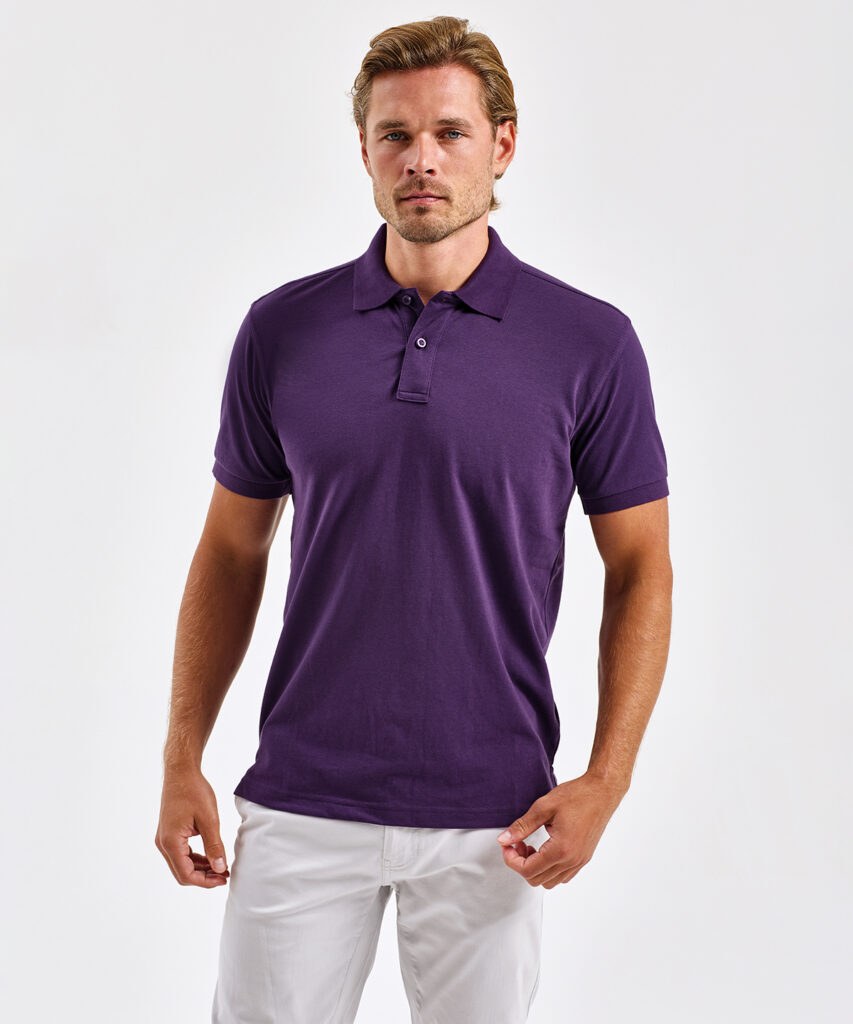 Mens polycotton blend polo