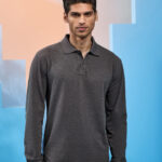 Men's classic fit long sleeved polo