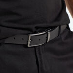 Men's two-way leather belt