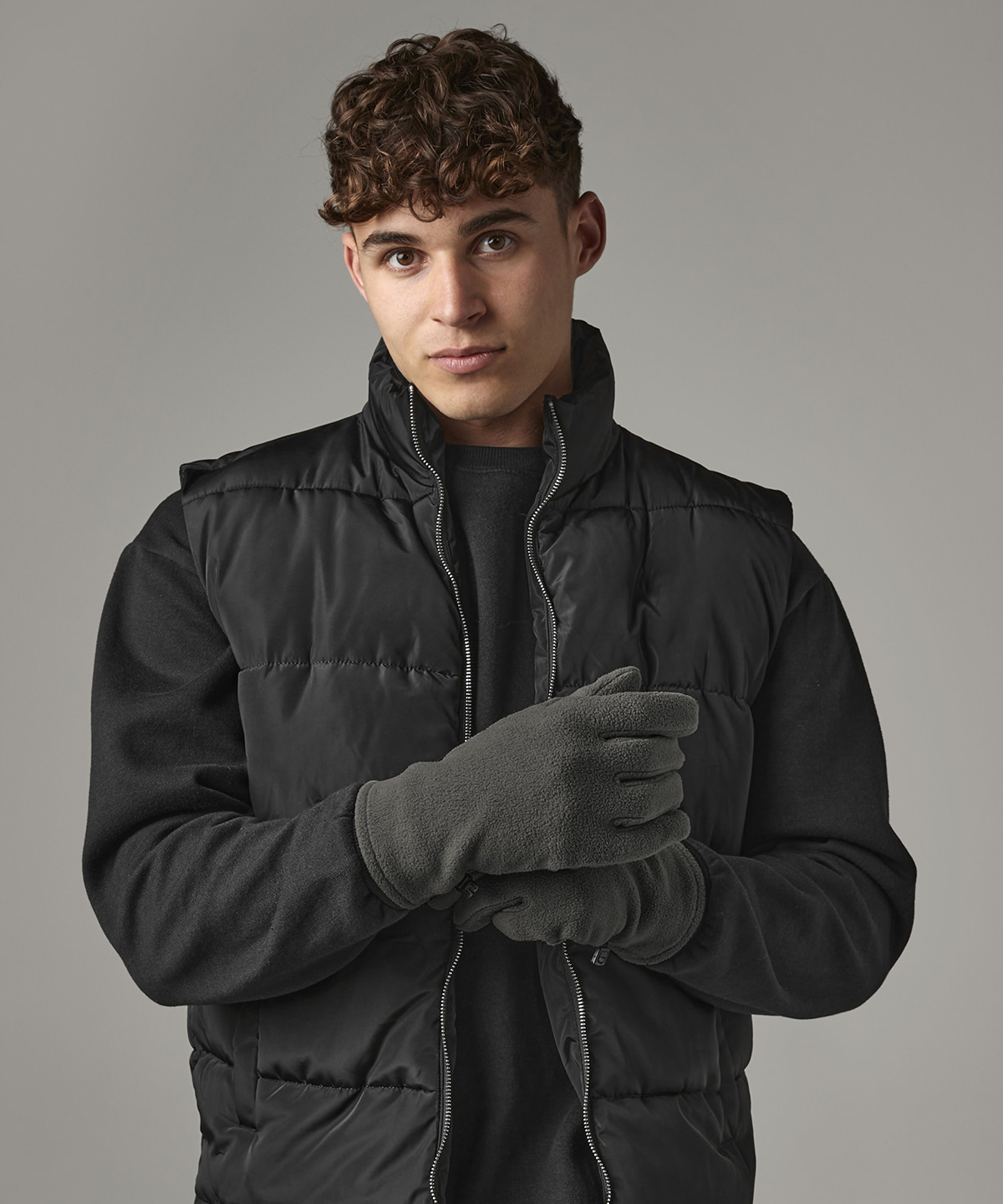 Recycled fleece gloves 1 Recycled fleece gloves