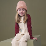 Kids deep cuffed tonal patch beanie