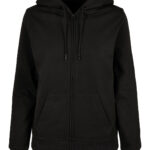 Womens basic zip hoodie