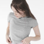 Womens micro rib baby t-shirt