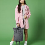 Twin handle roll-top backpack