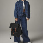 Vintage laptop backpack