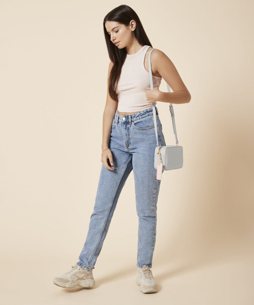 Boutique structured cross body bag