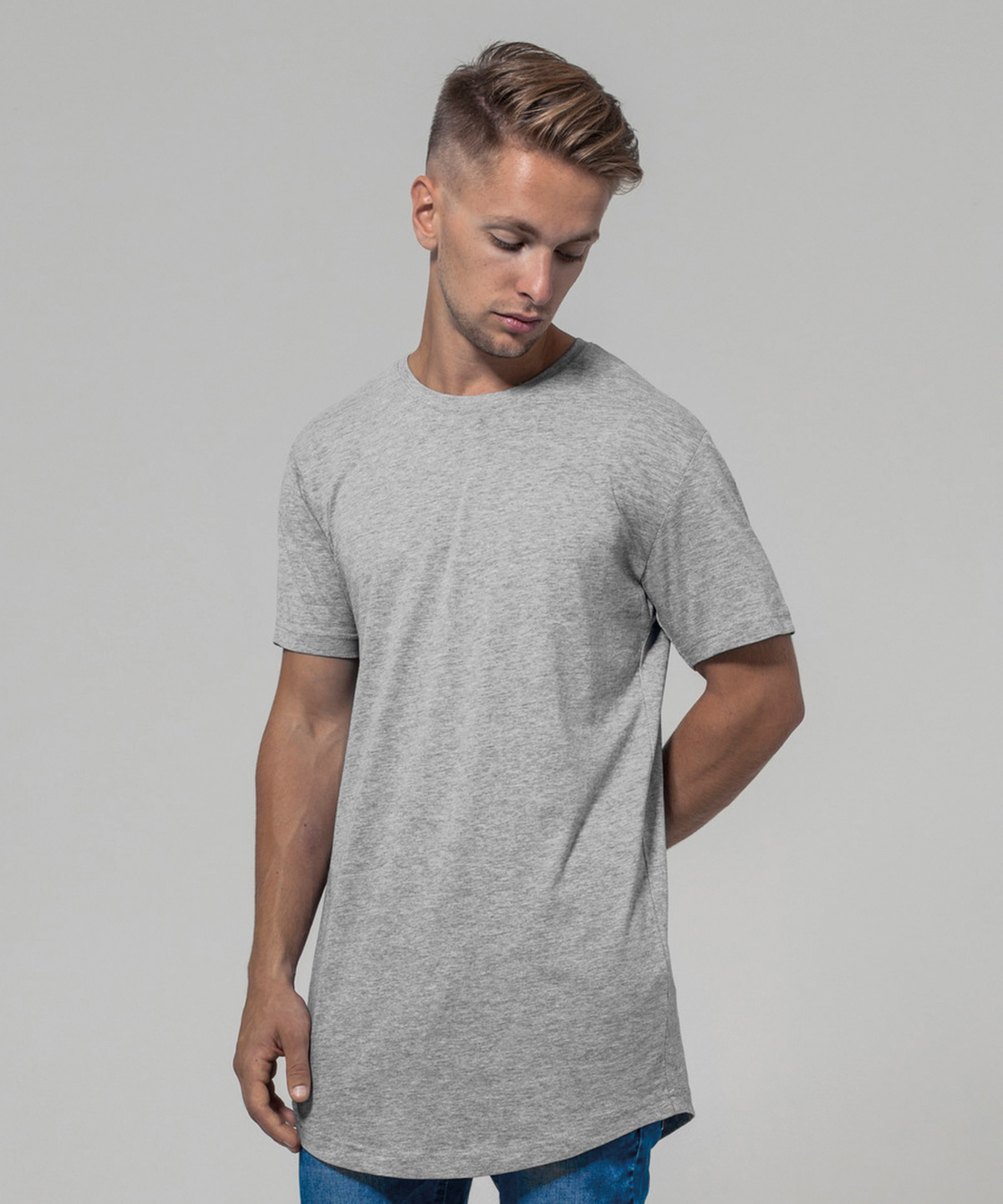 Shaped long tee 1 Shaped long tee