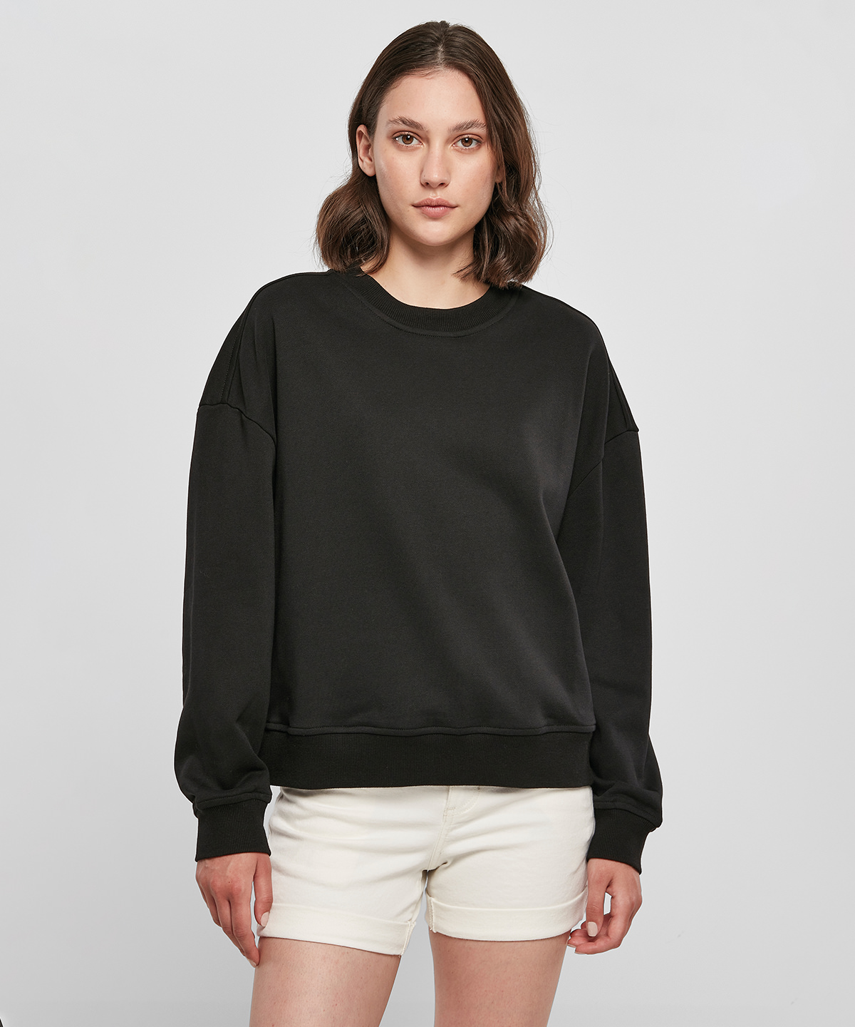 Womens oversized crew neck sweatshirt 1 Womens oversized crew neck sweatshirt