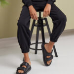 Womens high waist balloon sweatpants 