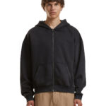 Vintage heavy zip hoodie