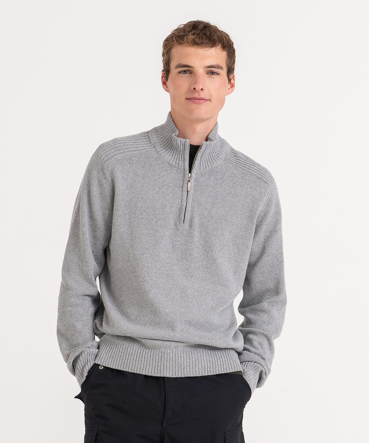 Wakhan ¼ regen zip knit sweater 1 Wakhan ¼ regen zip knit sweater