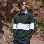 Panelled rugby shirt