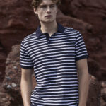 Striped Jersey polo shirt