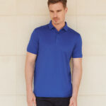 Stretch polo shirt with wicking finish (slim fit)