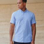 Modern short sleeve Oxford shirt