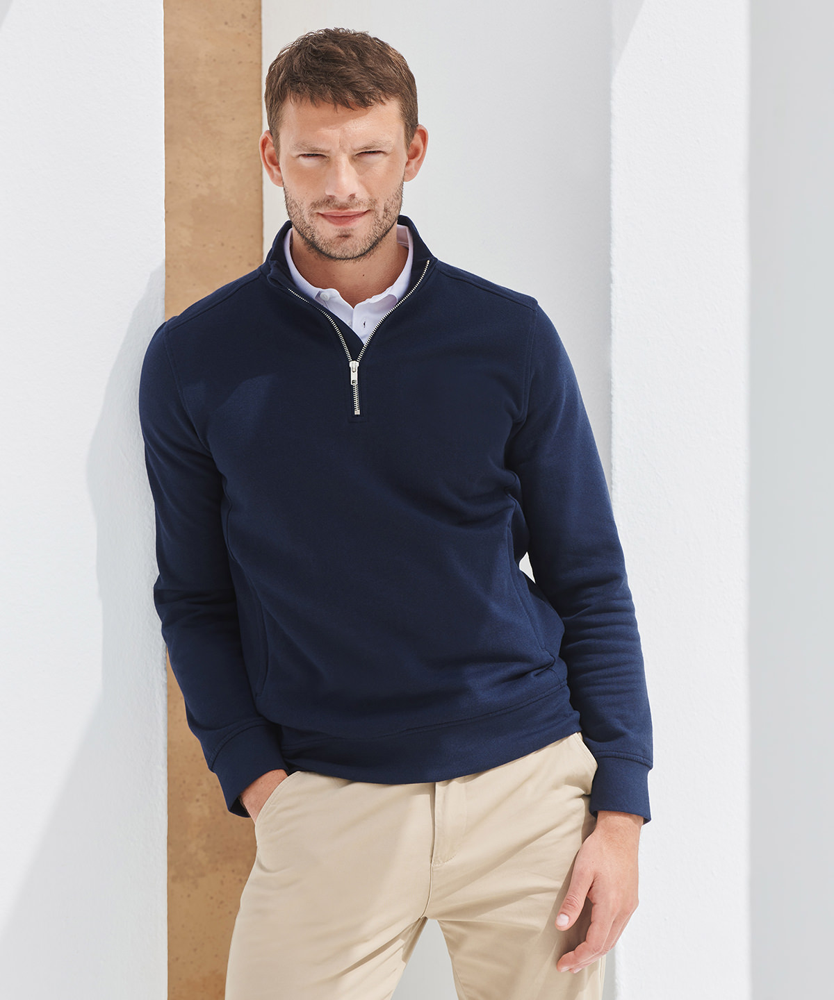 Unisex sustainable ¼-zip sweatshirt 1 Unisex sustainable ¼-zip sweatshirt