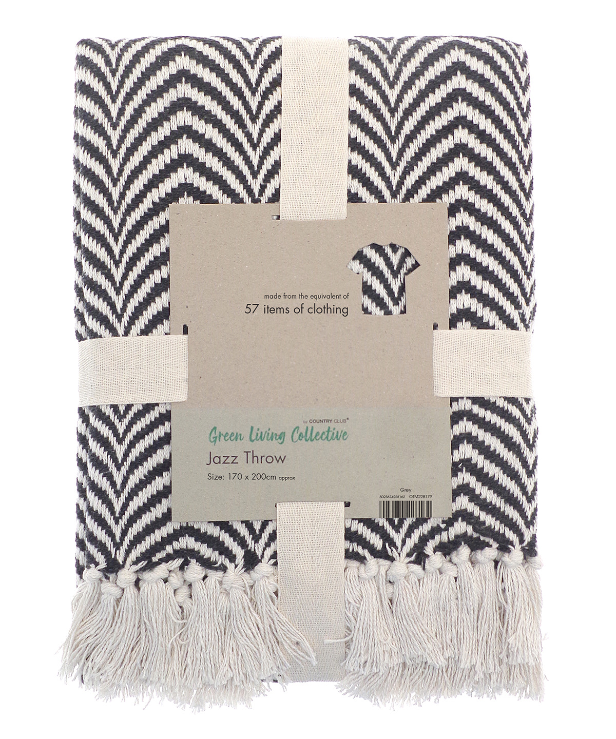 Recycled mixed-fabric throw 1 Recycled mixed-fabric throw