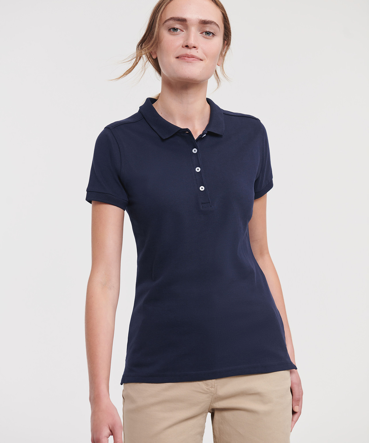 Women's stretch polo 1 Women's stretch polo