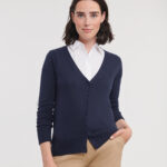 Women's v-neck knitted cardigan