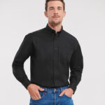 Long sleeve easycare Oxford shirt