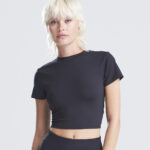 Womens recycled cropped T