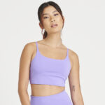 Womens recycled tech sports bra