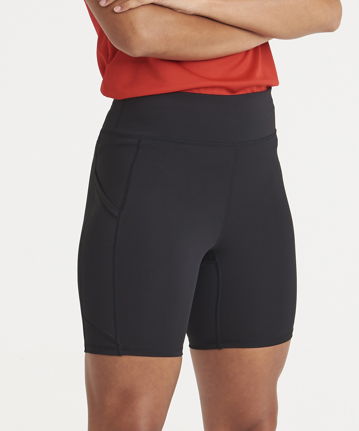 Womens recycled tech shorts 1 Womens recycled tech shorts