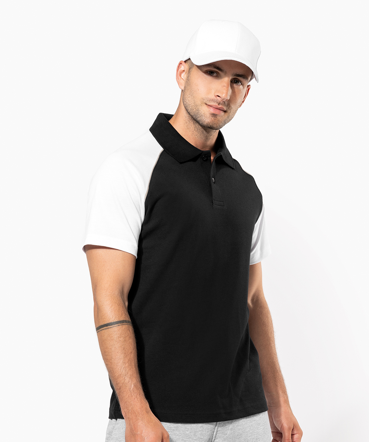 Polo baseball contrast polo shirt 1 Polo baseball contrast polo shirt