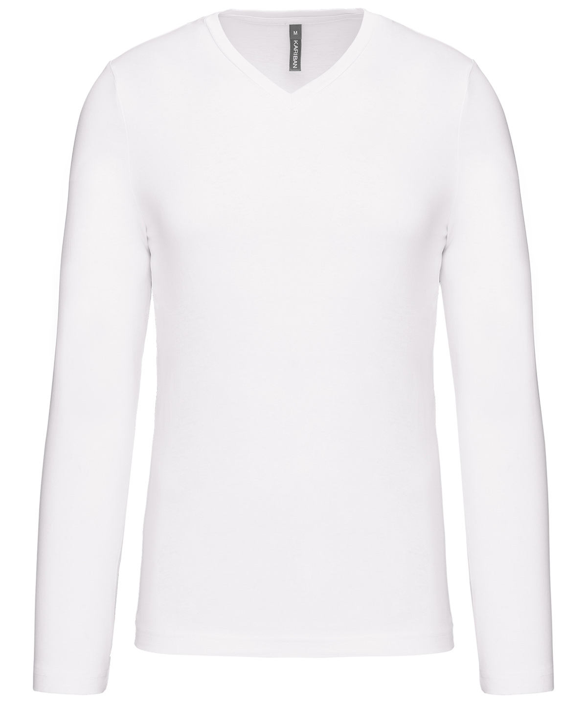 Men's long-sleeved V-neck T-shirt