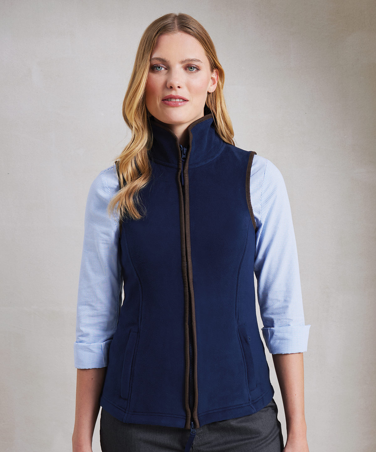 Womens artisan fleece gilet