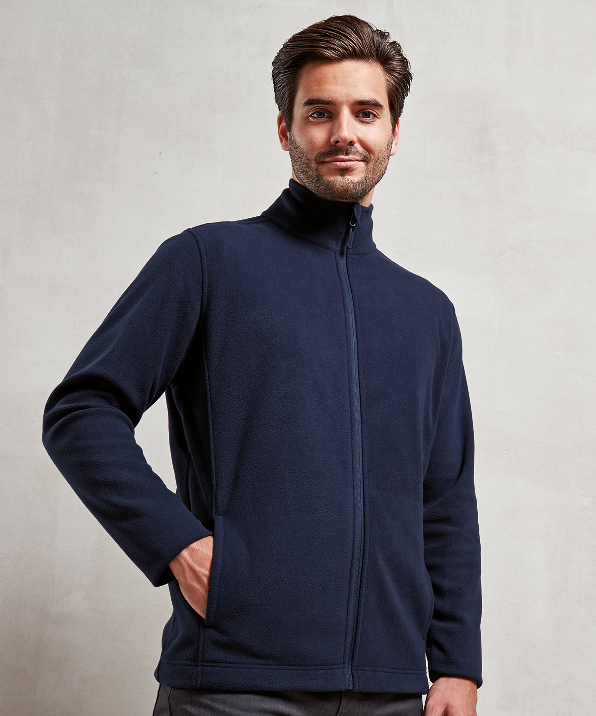 Recyclight full-zip microfleece