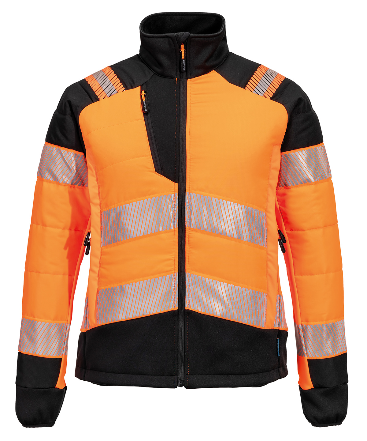 Womens PW3 Hi-vis hybrid baffle jacket (T171)