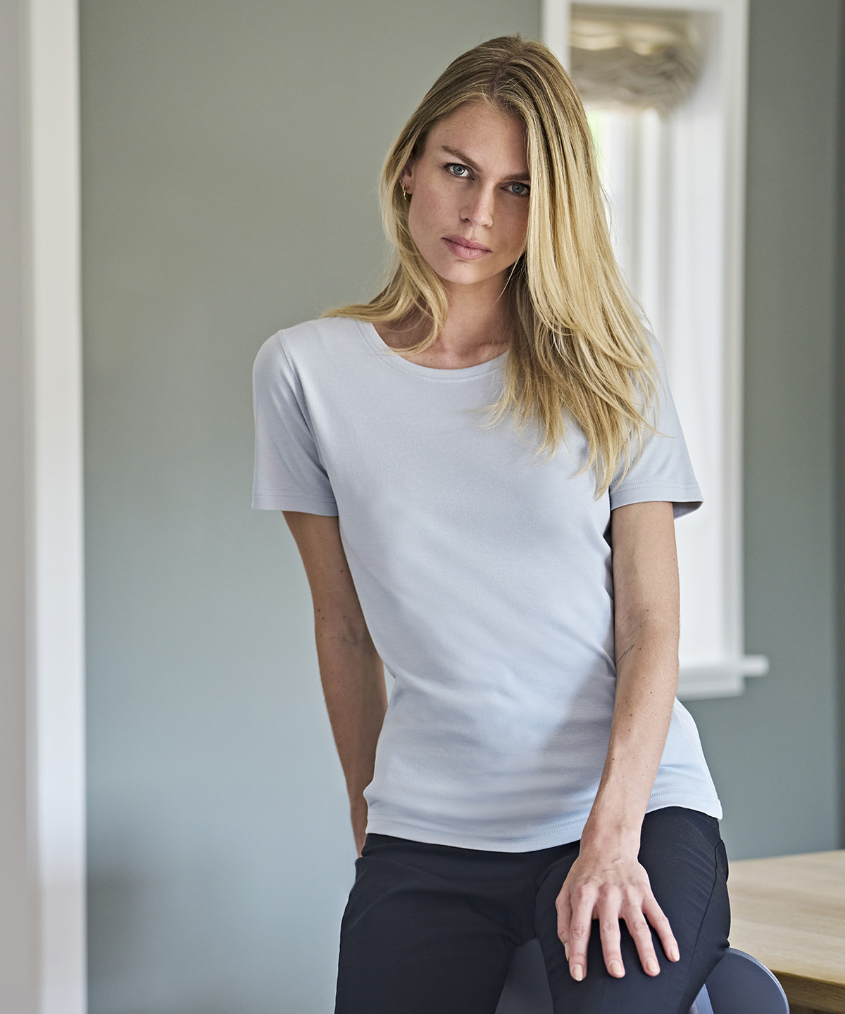 Womens interlock tee (580)