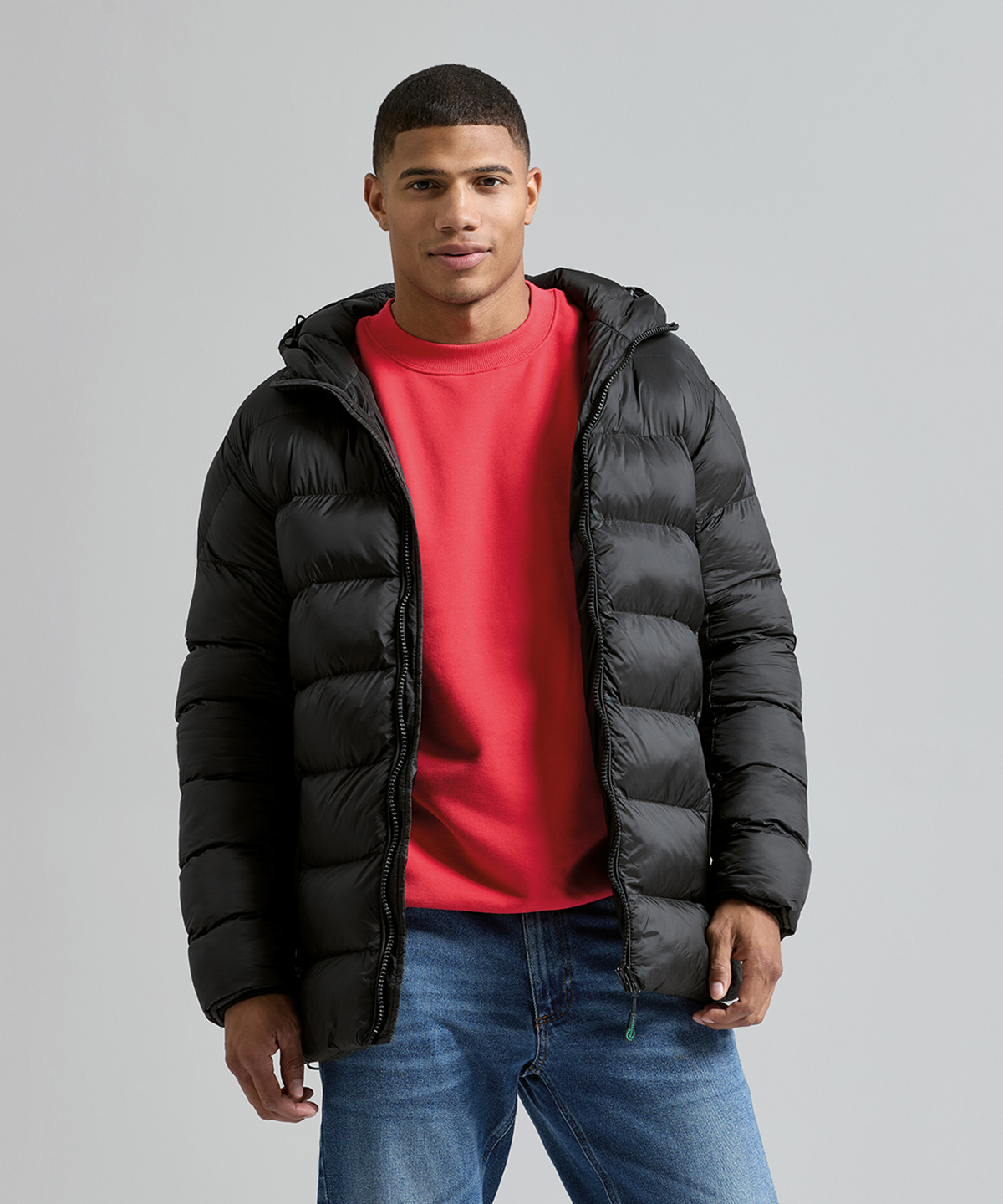 Solitude recycled hooded jacket