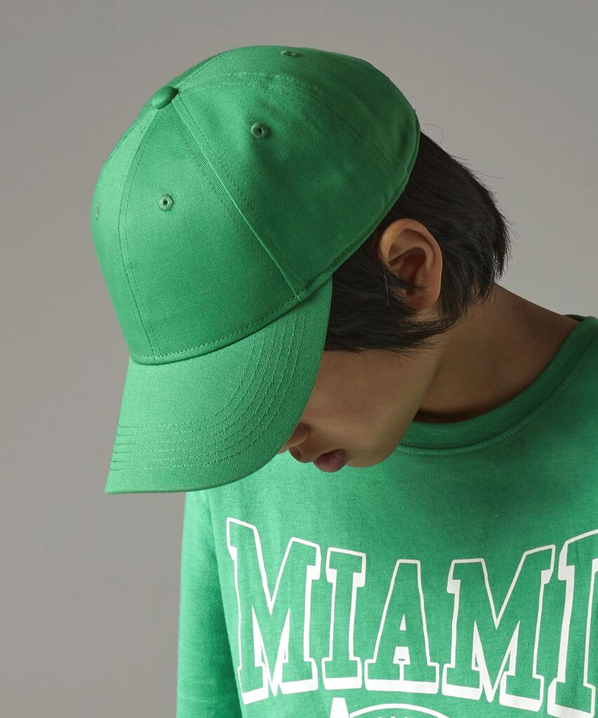 EarthAware® junior classic organic cotton 6-panel cap