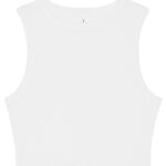 Women’s micro rib muscle crop tank