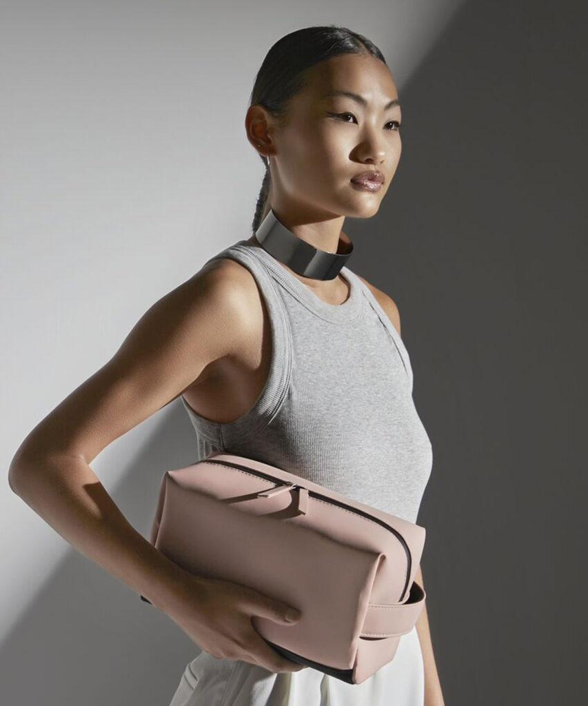 Matte PU toiletry/accessory case