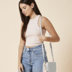 Boutique structured cross body bag
