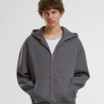Fluffy zip hoodie
