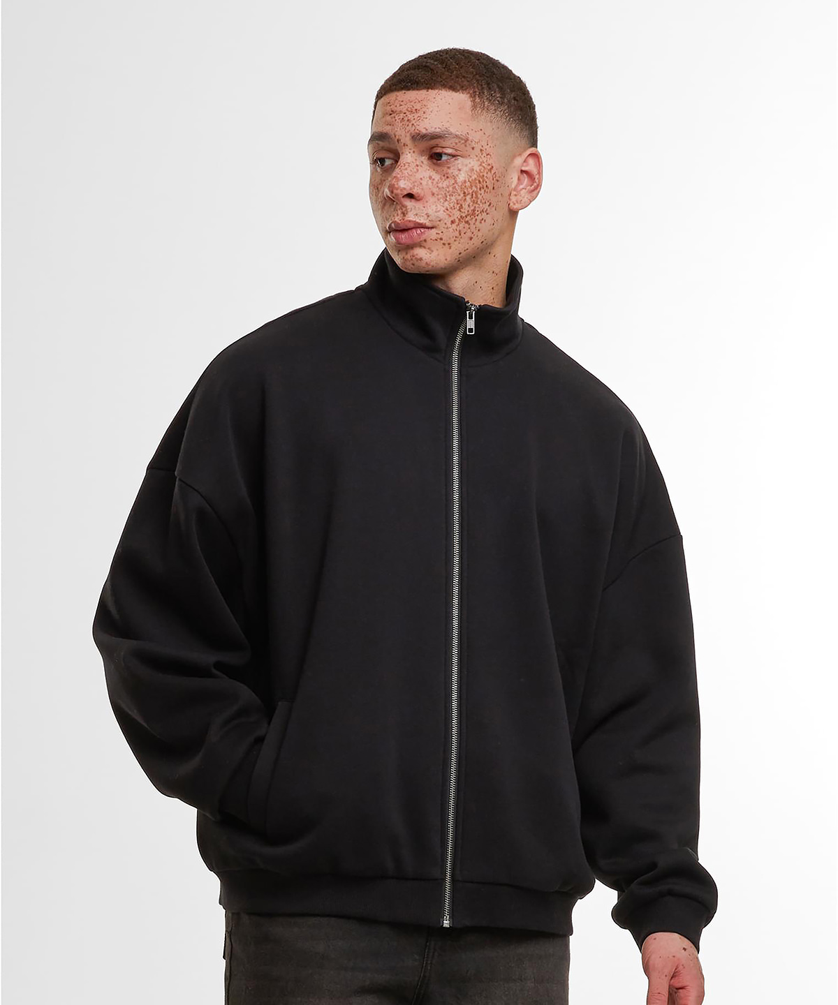 Oversized zip jacket 1 Oversized zip jacket