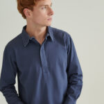 Pullover drill shirt