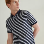 Striped Jersey polo shirt