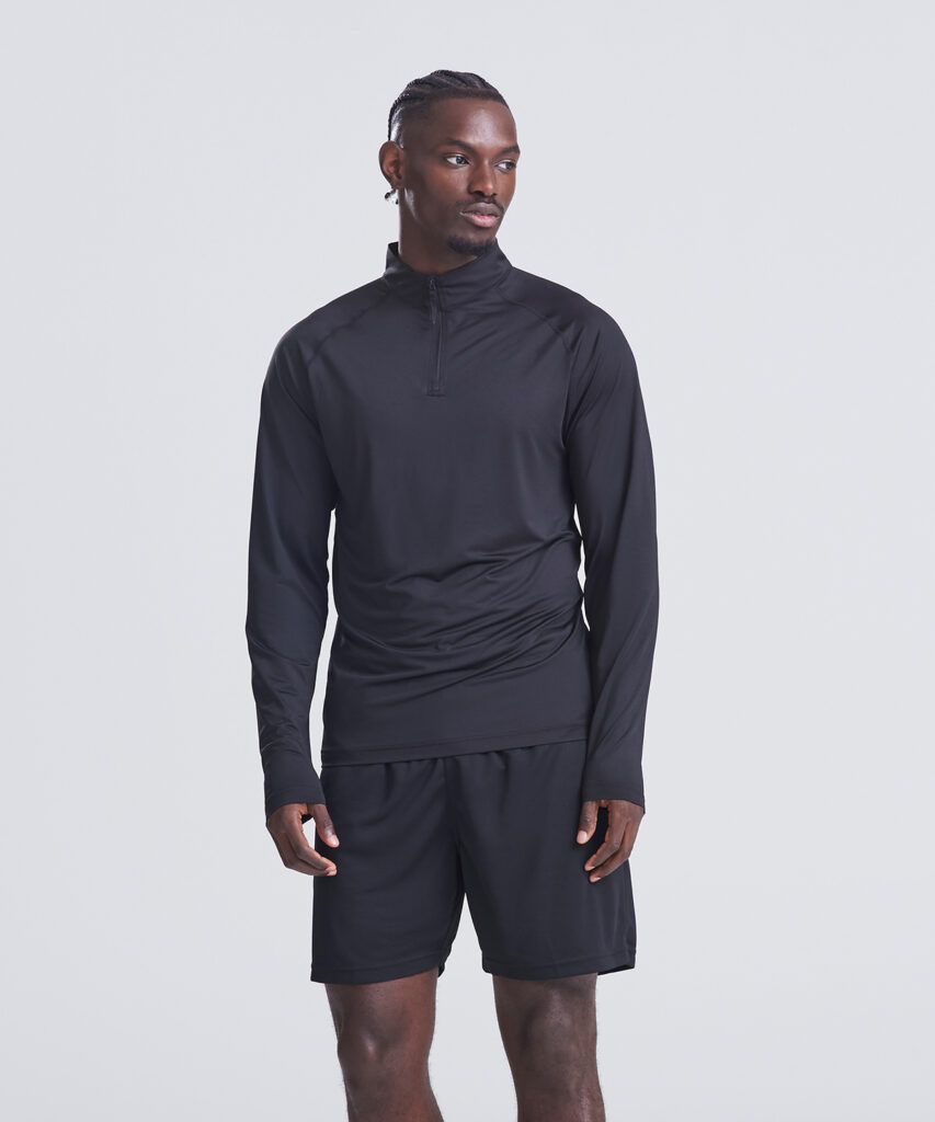 Lightweight active 1/4-zip