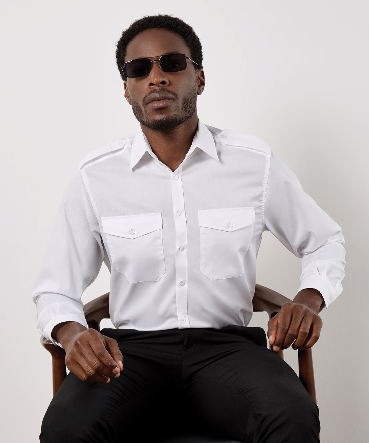 Pilot shirt long sleeved