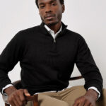 Regular fit Arundel 1/4-zip sweater