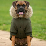 Dog’s parka jacket