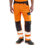 Safe-Guard recycled dynamic stretch safety trousers