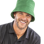 Recycled bound edge bucket hat 